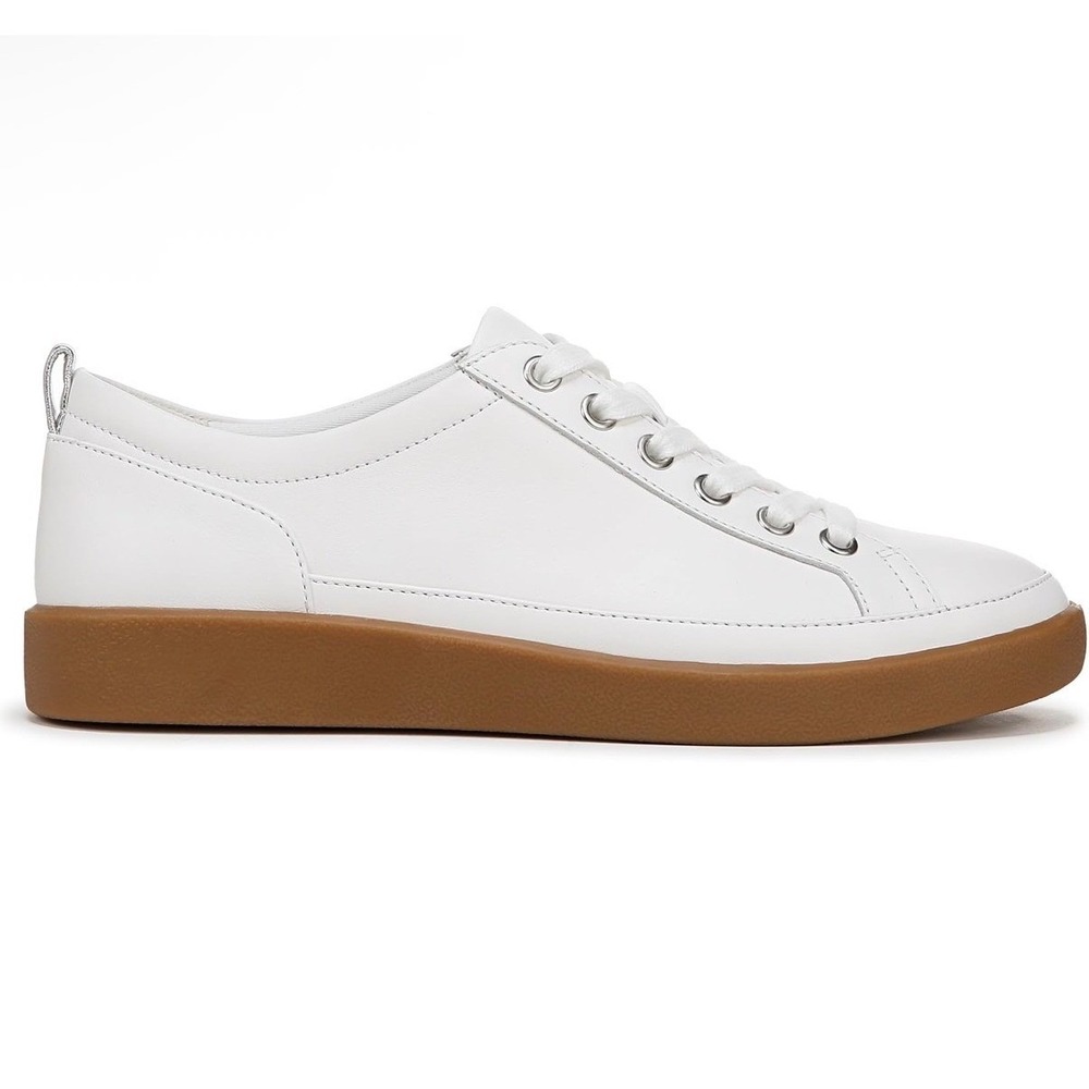 Vionic Winny Womens White Gum Leather Lace Up Sneakers H7773L8103 Size 8.5 M - Picture 3 of 9